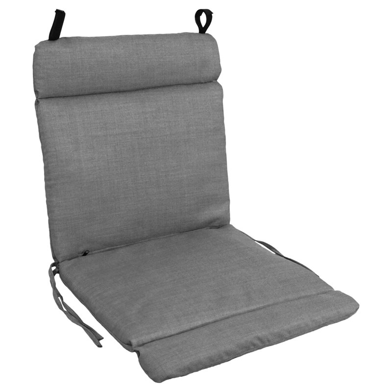 Outdoor 2'' Seat / Back Cushion, Cool Gray