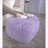 Square Pouf, Extra Plush Microfiber Chenille Seating | Lavender-84453743