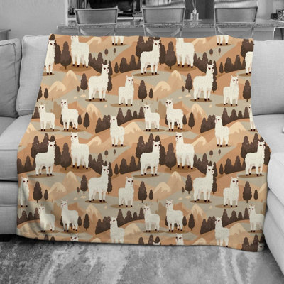 Nature Alpaca Fleece Blanket