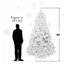 Arbre de Noël blanc 8 pi-263883014