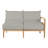 Santa Barbara Teak Outdoor Right Arm Facing Sectional Sofa-110920355-48656511-63326307