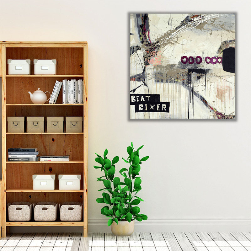 Boxer - reproduction d'art sur toile, H 30 po x l 30 po