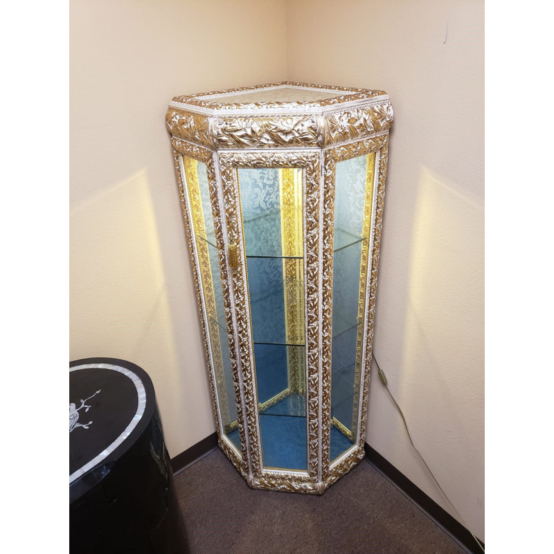 Felipe Lighted Curio Cabinet