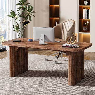 63-Inch Office Desk, Modern Executive Desk