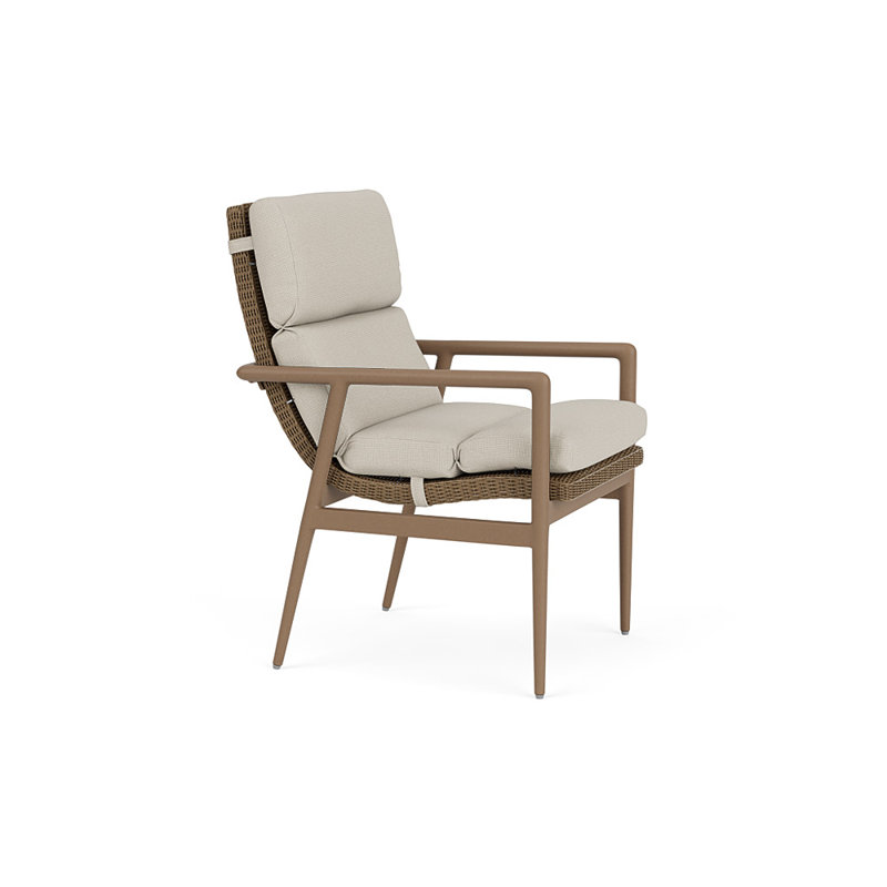 Cascade Outdoor Dining Armchair, Fife Fog, Fawn