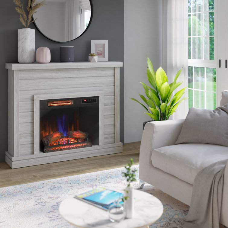 Laurel Foundry Modern Farmhouse 52 W Octavia Electric Fireplace u0026 Reviews  | Wayfair