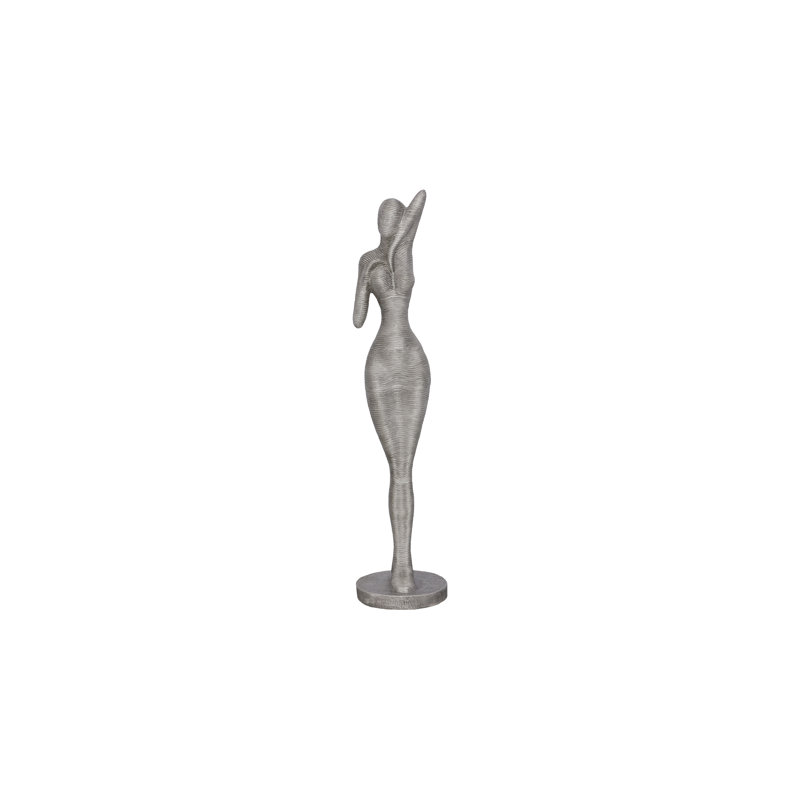 Admiring Standing Statue, Aluminum