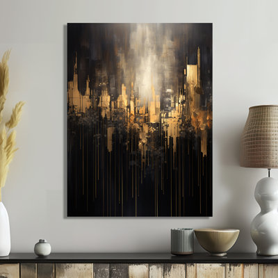 «Futur City Dreams NY», art mural abstrait, vagues modernes