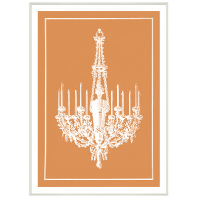 «Pop Chandelier», reproduction d'impression encadrée