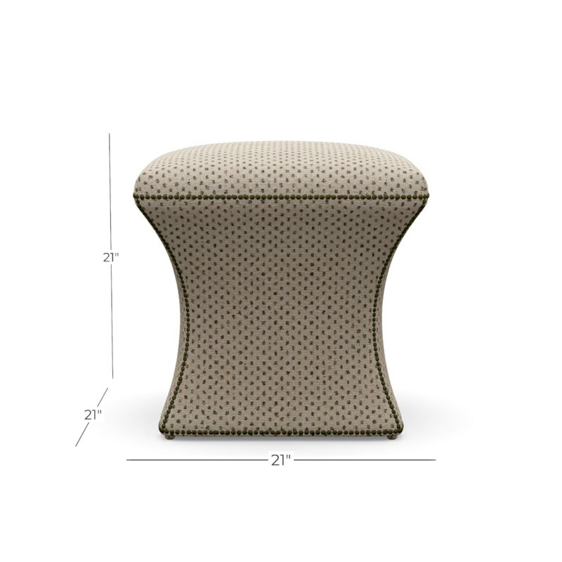 Roxie Square Ottoman, Macrame 090626