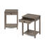 Ensemble de 2 tables d'appoint avec tiroir Montale, chêne noir Montale-71601760