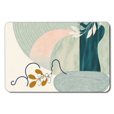 Tapis de bain 16 x 24 po Fresh Plant