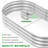 2 Pcs 36x12in Galvanized Steel Raised Garden Bed-1671870932