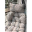 Fauteuil à œufs avec support Balancelle extérieure pliante en osier pour balcons de chambre à coucher avec coussins 350Lbs-129473097