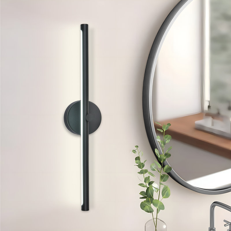 23.7" Dimmable LED 15W 6000K Bath Bar, Matte Black