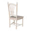 Chaise d'appoint en bois massif Disla