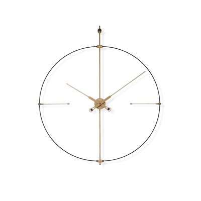 Horloge murale surdimensionnée en bois 41,3 po Bilal