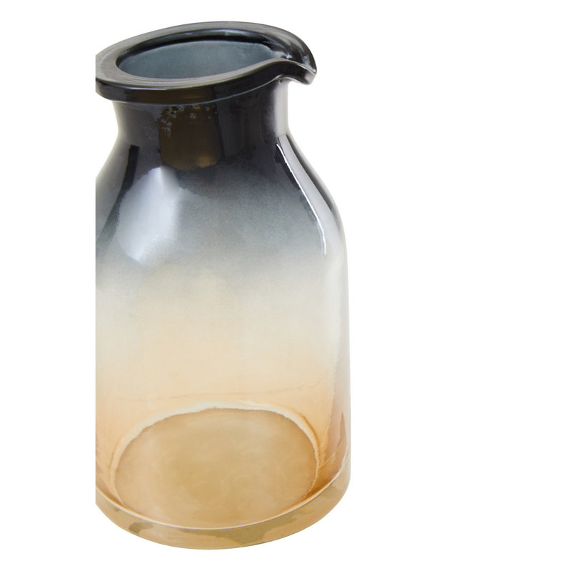 Charl Glass Table Vase, 14cm H x 8cm W x 8cm D