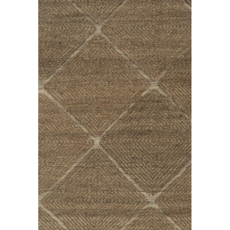 Scandinavian Wool Geometric Area Rug, Rectangle 10' x 14'