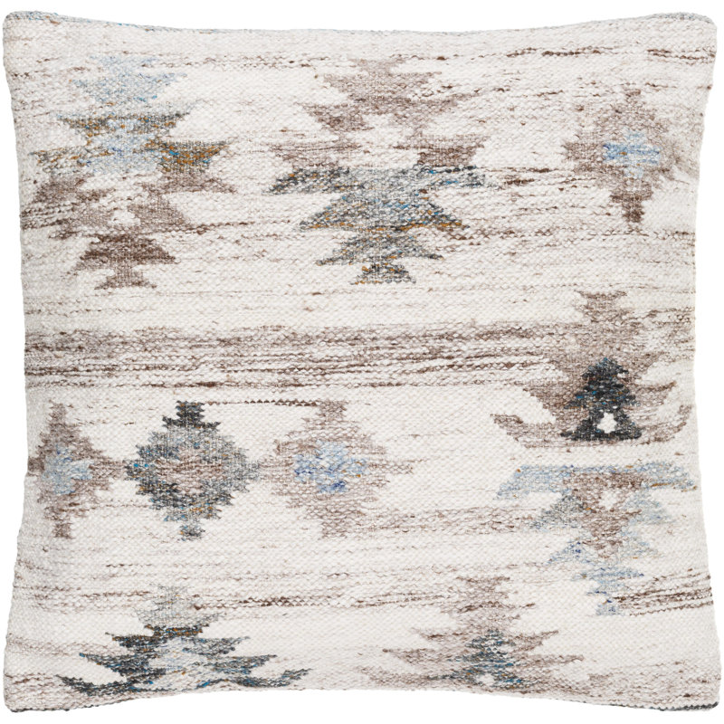 Housse de coussin carré en polyester Alyssa, H 22 po x l 22 po