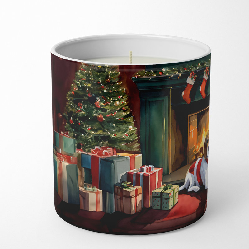 Bougie de soja décorative Beagle Cozy Christmas