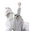 Woman on Horse Figurine