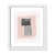 Cadre photo blanc mat