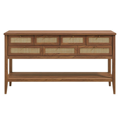 Console en rotin 62 po Soma