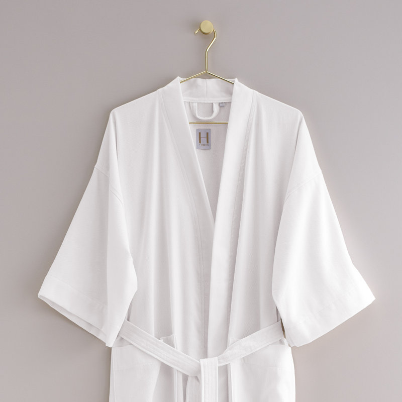 Pique Kimono Bathrobe, M