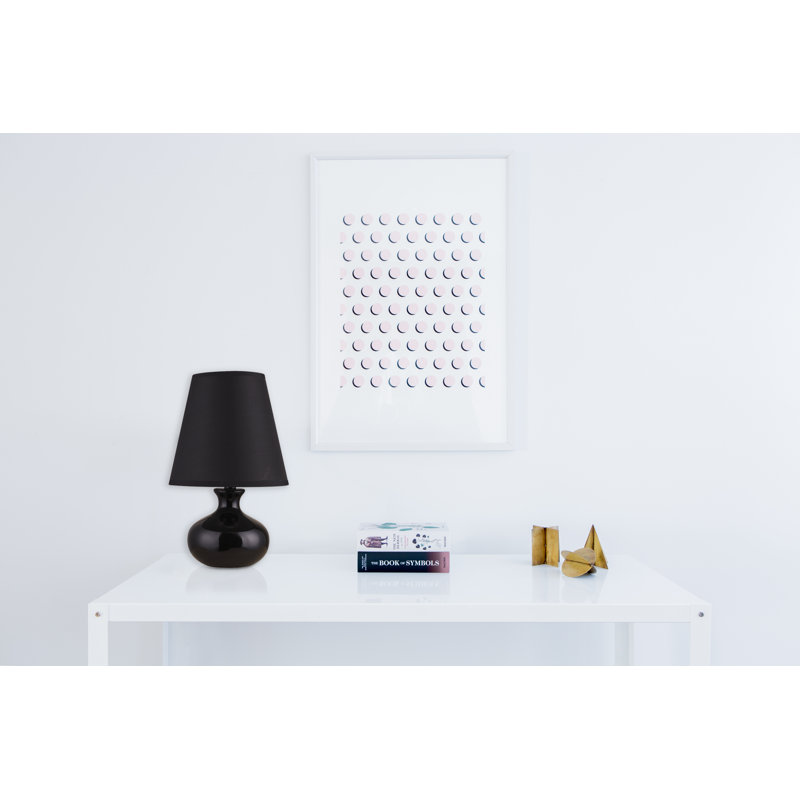 Lampe de table 12 po Leavenworth, Noir