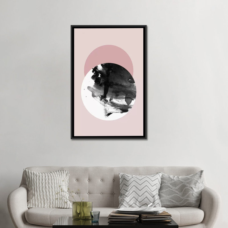 « minimaliste xxii », reproduction d’impression sur toile tendue, H 26 po x l 18 po x P 1,5 po, Toile avec cadre noir