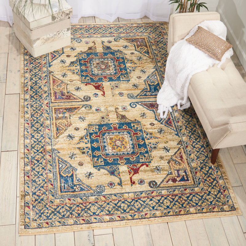 Huetter Oriental Indoor Rug, Rectangle 9'3" x 12'9"