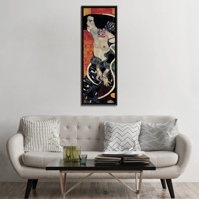 «Judith II, 1909» par Gustav Klimt, reproduction d'art sur toile tendue, H 60 po x l 20 po x P 1,5 po, Toile tendue