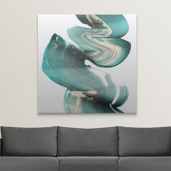 'Swirl I' PI Studio Painting Print, 20" H x 20" W x 1.5" D, Canvas