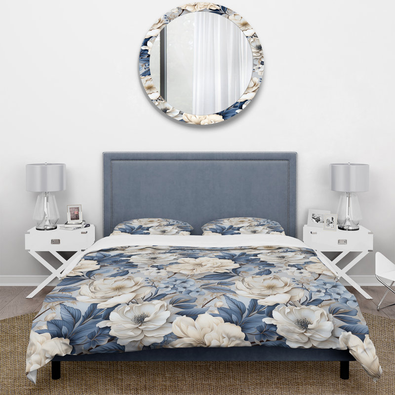 Literie Ethereal Shadows Moody I Bedding, Housse de couette pour très grand lit et 2 très