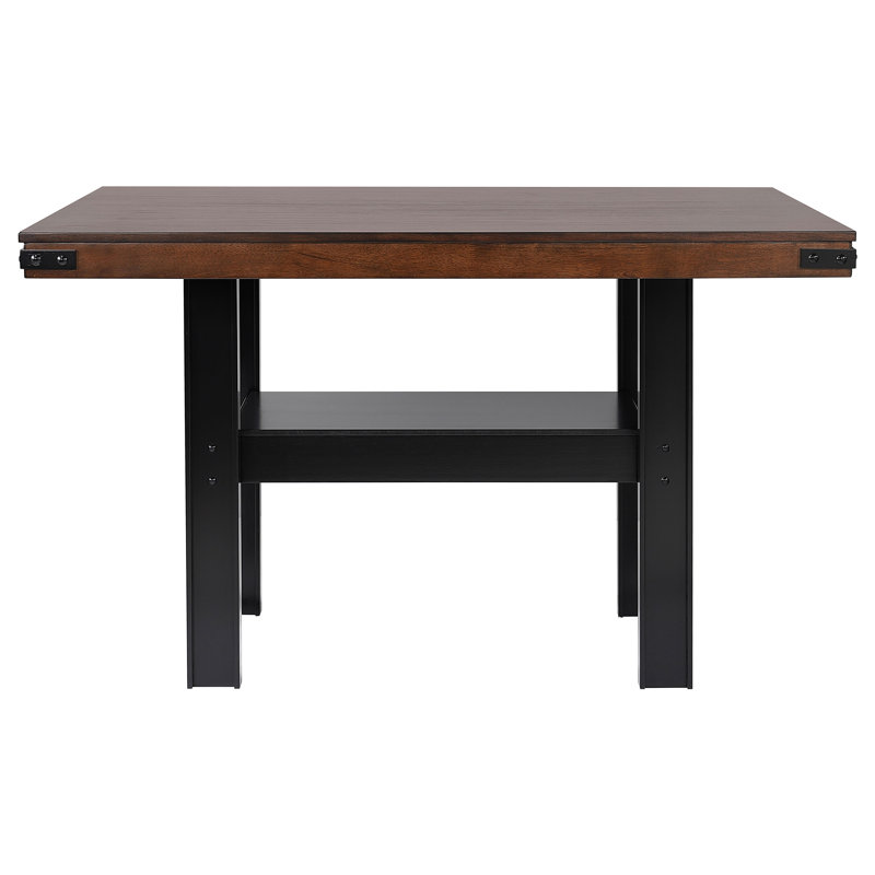 Dockie 7-Piece Counter Height Dining Set Mango Oak
