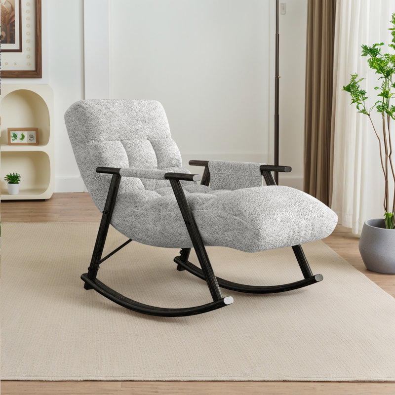 Chaise berçante l 23,28 po, Gris