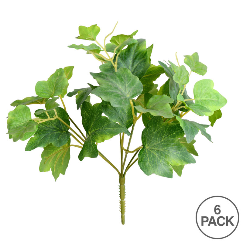 10'' Faux Ivy Branch