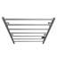 Chauffe-serviettes électrique mural 24 po x 27 po Kontour Linear - nickel brossé, câblé -23986132-24005007-32283762