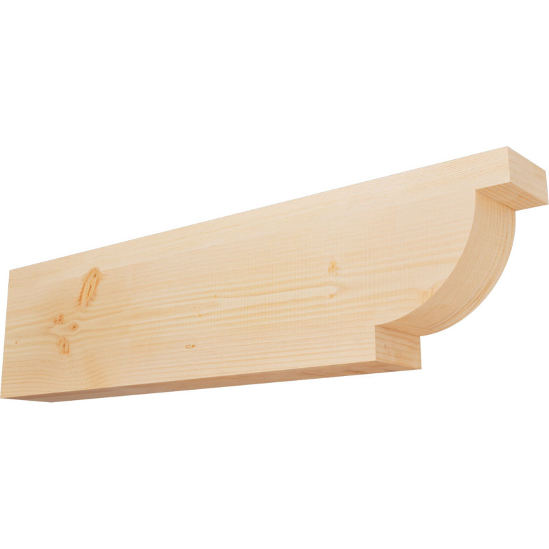 Alpine Smooth Rafter Tail, Douglas Fir, 12" H x 48" W x 5.5" D