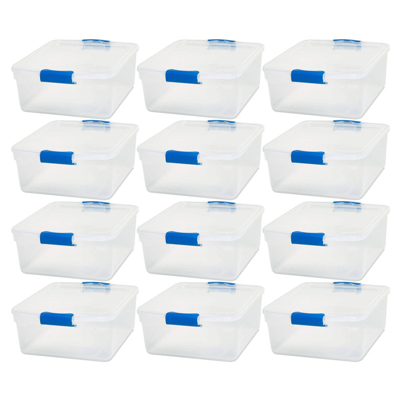Homz Plastic Storage Tub & Tote
