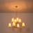 8-light 2-Tier Shaded Classic/traditional Chandelier