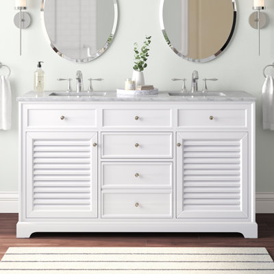 Ensemble de meuble-lavabo double 60 po Closter