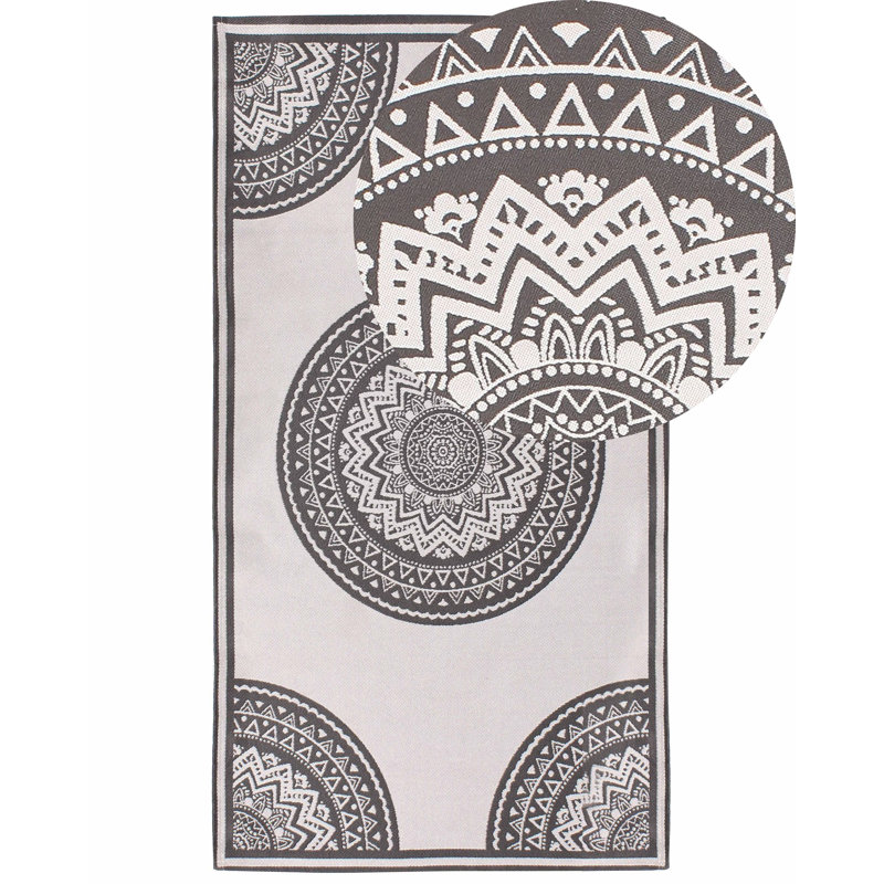 Outdoor Rug NELLORE Grey, Rectangle 80 x 150 cm