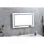 Miroir mural polyvalent pour salle de bain avec éclairage multiple et fonctions antibuée, idéal pour une utilisation quotidienne et pour améliorer l'expérience de la salle de bain-164582272
