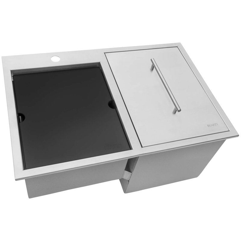 Merino 13'' Stainless Steel 7 Drop-In Outdoor Sink