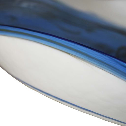Murano Glass Specialty Vessel Bathroom Sink, Marina