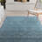 Kory Geometric Handmade Looped/Hooked Wool Azure Area Rug-32703683