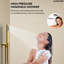 Ensemble de robinet de douche à pluie haute pression mural 10 ", robinet de baignoire avec valve brute-73468218