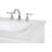 Scottsbluff 24 " W Freestanding Standard 1 Single Vanity Bathroom Vanity With Engineered Marble Top-847921366